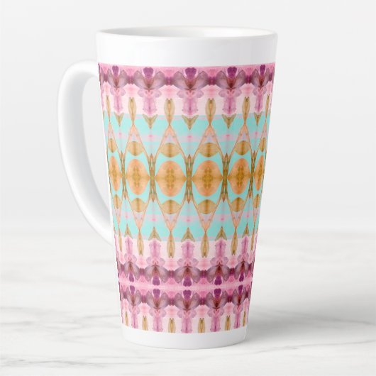 Türkisfarbenes Muster Milchtasse (Linke Ecke)