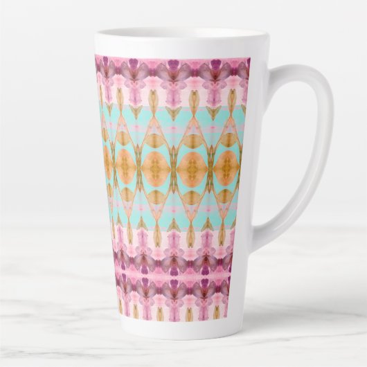 Türkisfarbenes Muster Milchtasse (Rechts)
