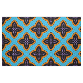 Türkisfarbenes Orange & Schwarz Stilvolles geometr Stoff (Fat Quarter (45,7 x 55,9 cm))