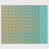 türkisfarbenes Packpapier (Flach)