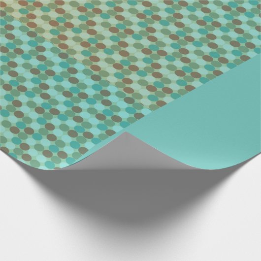 türkisfarbenes Packpapier (Ecke)