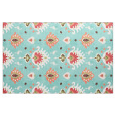 Türkisfarbenes, rotes Orangengewebe Stoff (Fat Quarter (45,7 x 55,9 cm))