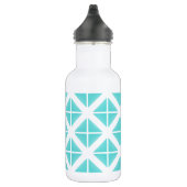 Türkisfarbenes Triangle-Muster Trinkflasche (Rechts)
