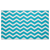 Türkisfarbenes und weißes Zickzack Stoff oder IHRE (Fat Quarter (45,7 x 55,9 cm))