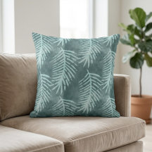 Türkisfarbenes Wasserfarben-Tropenblatt