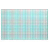 Türkisfarbenes, weißes Hahnentrittmuster Stoff (Fat Quarter (45,7 x 55,9 cm))