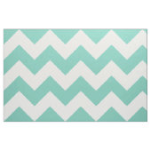 Türkisfarbenes Zickzack Zigzag-Gewebe Stoff (Fat Quarter (45,7 x 55,9 cm))