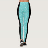 Türkisfarbenmuster Leggings (Rückseite)