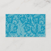 Türkisfarbenprofil Visitenkarte (Vorderseite)