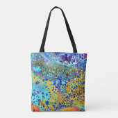 Türkisfizz-Acryl gießen alle über Tasche (Rückseite)
