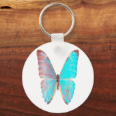 Türkisflügel, Schmetterling-Schlüsselanhänger Schlüsselanhänger (Vorderseite)