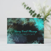 Türkisforstkarte RSVP Karte (Stehend Vorderseite)