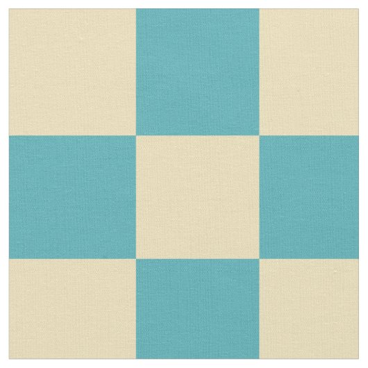 Türkisgelbes Schachmuster Stoff (Nahaufnahme)