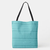 Türkisgeometrisch Tasche (Rückseite)