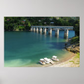 Türkisgewässer, Peneda Geres Portugal Poster (Vorne)