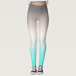 Türkisgrau Ombre Leggings