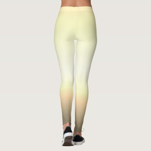Türkisgrau Ombre Leggings (Rückseite)