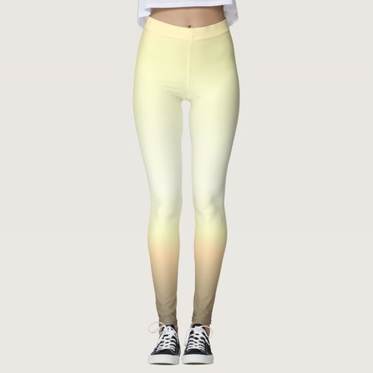 Türkisgrau Ombre Leggings (Vorderseite)