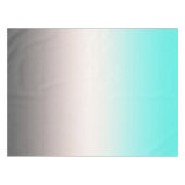 Türkisgrau Ombre Tischdecke (Vorderseite (Horizontal))