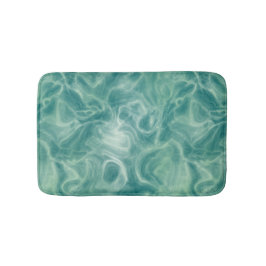 Türkisgrün Abstrakt Badematte