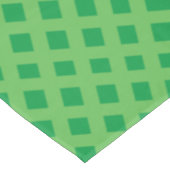 Türkisgrün Basketweave Gitterton Tischdecke (Schrägansicht)