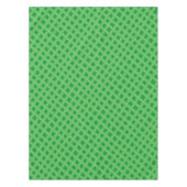 Türkisgrün Basketweave Gitterton Tischdecke (Vorderseite)