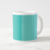 Türkisgrün Jumbo-Tasse (Vorderseite Rechts)