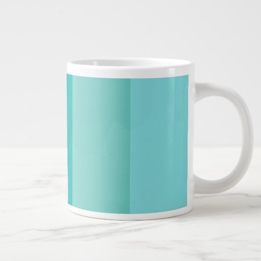 Türkisgrün Jumbo-Tasse (Rechts)