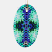 Türkisgrün Keramik Ornament (Rechts)