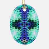 Türkisgrün Keramik Ornament (Hinten)