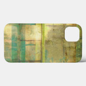 Türkisgrün und Abstrakt gestrichen Case-Mate iPhone Hülle (Rückseite (Horizontal))
