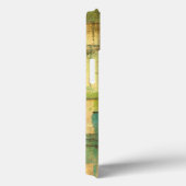 Türkisgrün und Abstrakt gestrichen Case-Mate iPhone Hülle (Rückseite / Rechts)