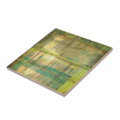 Türkisgrün und Abstrakt gestrichen Fliese (Seite)