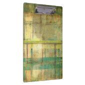 Türkisgrün und Abstrakt gestrichen Klemmbrett (Rechts)