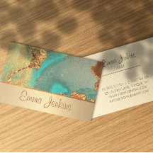 Türkisgrün und Goldkünstler