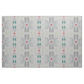 Türkisgrün und Rot Stoff (Fat Quarter (45,7 x 55,9 cm))