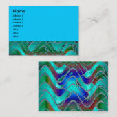 Türkisgrün Visitenkarte (Vorne/Hinten)