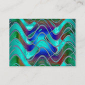 Türkisgrün Visitenkarte (Rückseite)