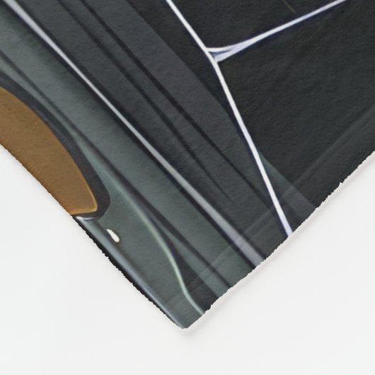 Turkish Angora Cat Halloween Spooky Fleecedecke (Ecke)