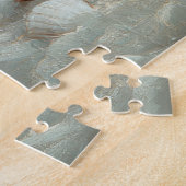 Turkish Angora Cat Weihnachtsstrand Vintag Puzzle (Seite)