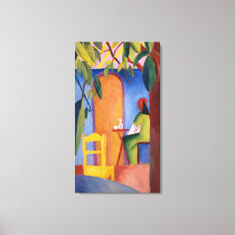 "Turkish Café" von Macke, Art Leinwand-Druck Leinwanddruck