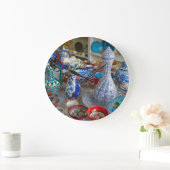 Turkish Ceramics Große Wanduhr (Zuhause)