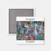 Turkish Ceramics Magnet (Vorderseite/Rückseite)