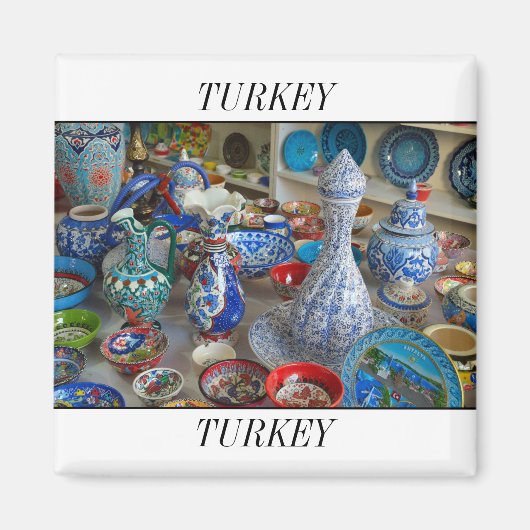 Turkish Ceramics Magnet (Vorne)