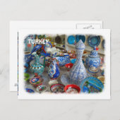 Turkish Ceramics Postkarte (Vorne/Hinten)