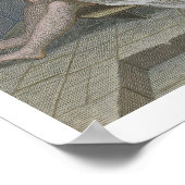 Turkish Girl, having her hair braided in the baths Poster (Ecke)