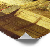 Turkish Merchant Smoking in his Shop, 1844 Poster (Ecke)