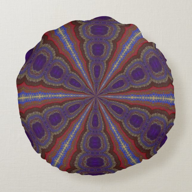 Turkish Music Rundes Kissen (Rückseite)