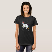 Turkish Van Cat Christmas Lights Christmas Cat San T-Shirt (Vorne ganz)