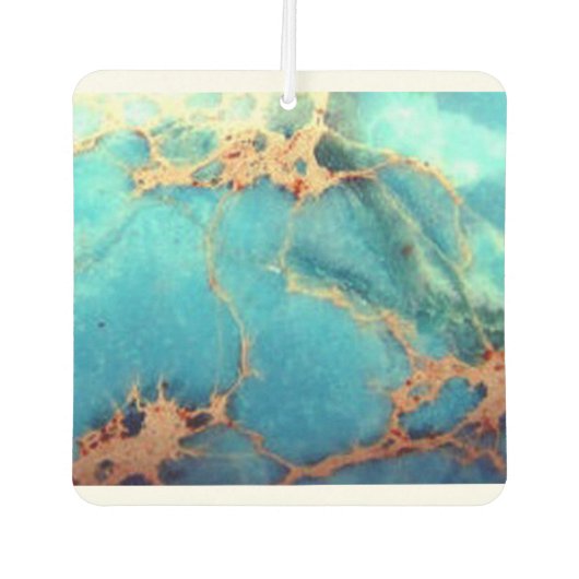 Türkisherz Autolufterfrischer (Vorderseite)